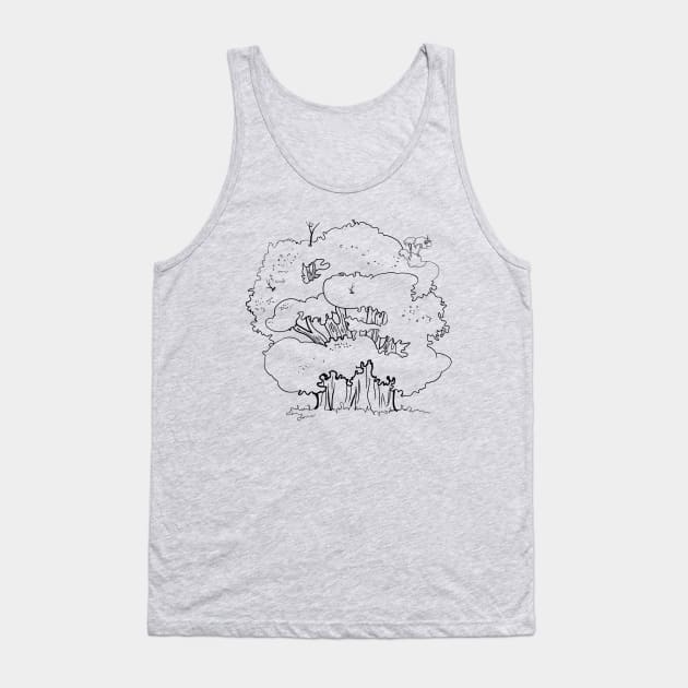 Tree of life, mighty oak Tank Top by kdegtiareva